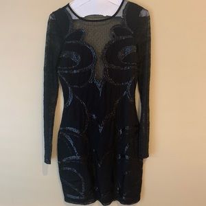 Express see thru front & back, cocktail dress